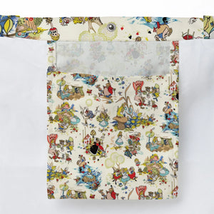 Alice In Wonderland Pattern Large Tote Bag
