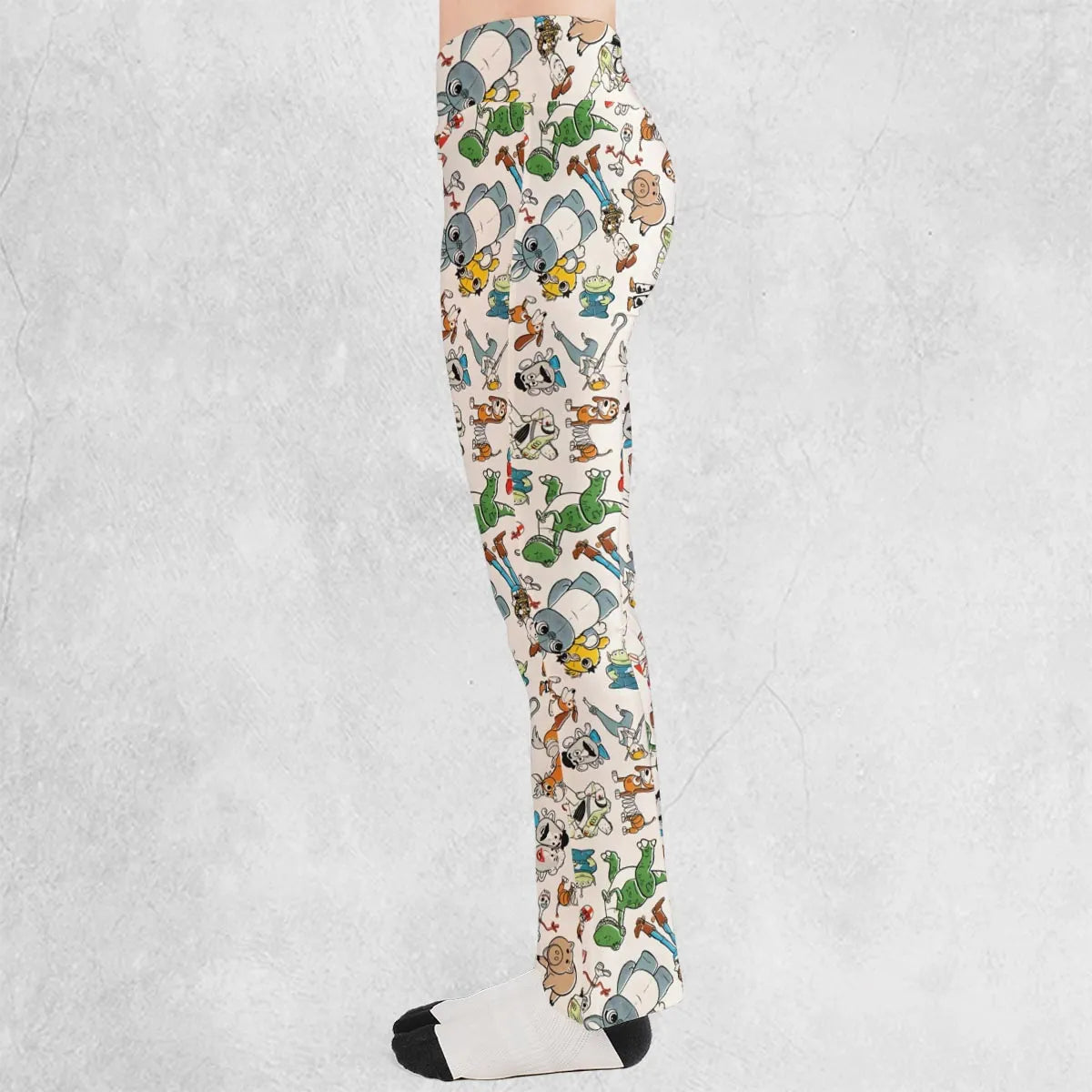 Toy Story Toss Pattern Flare Leggings