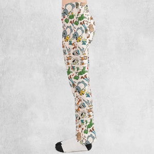 Toy Story Toss Pattern Flare Leggings