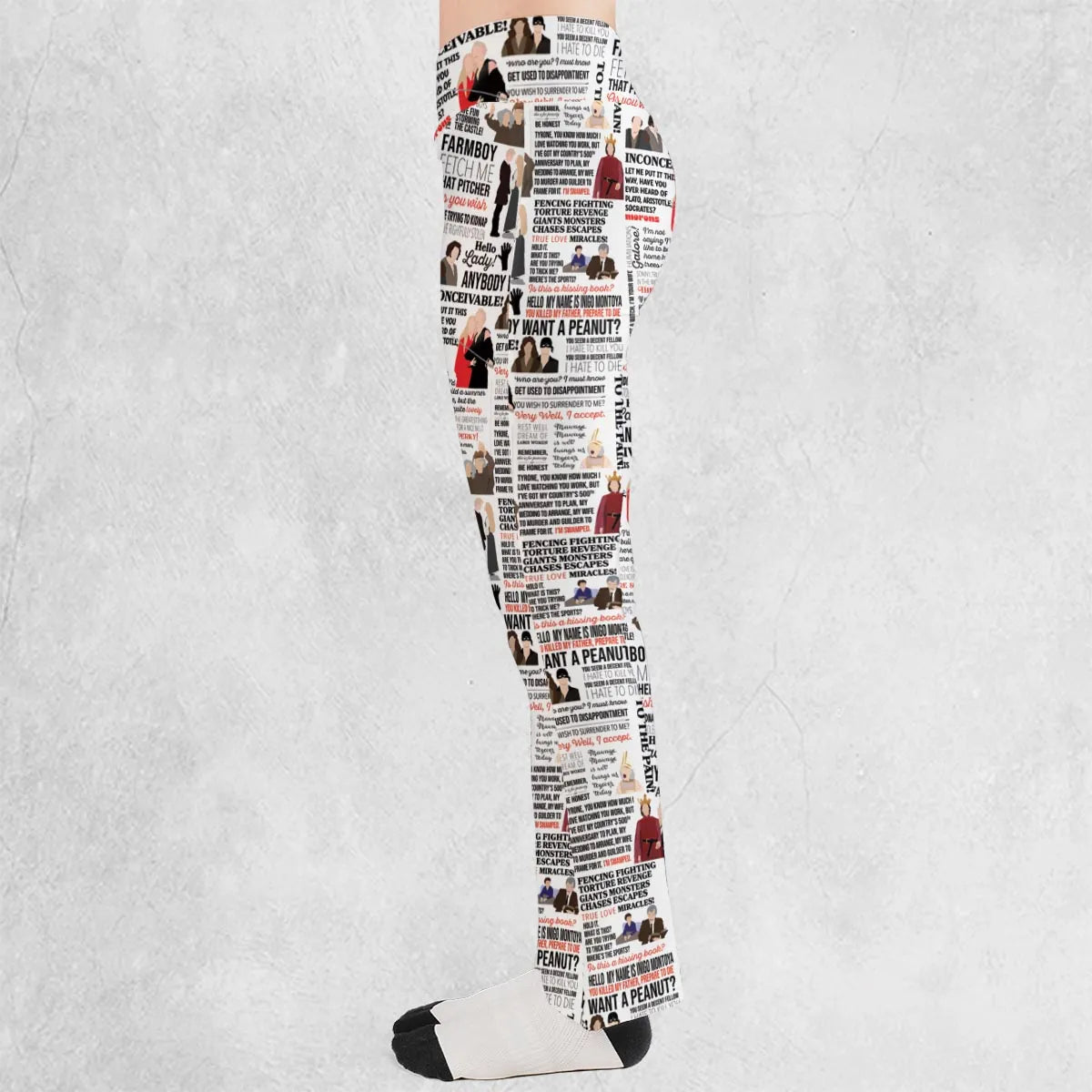 Inconceivable Quotes Flare Leggings