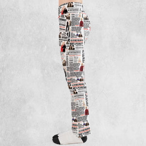 Inconceivable Quotes Flare Leggings