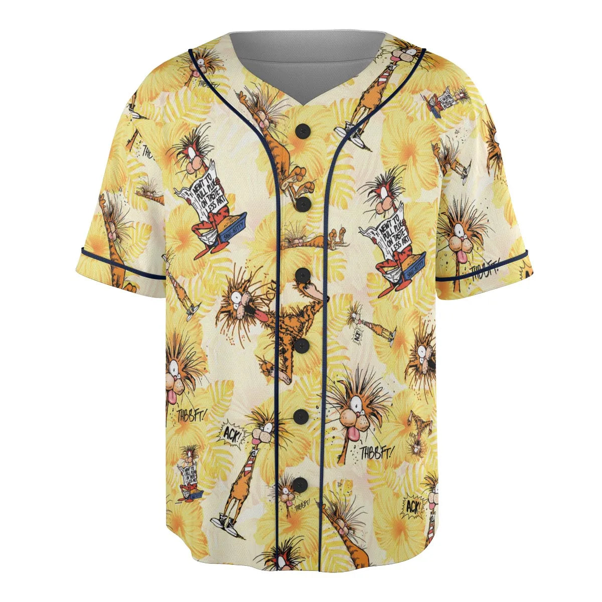 Bill The Cat Bloom County Unisex Baseball Jersey
