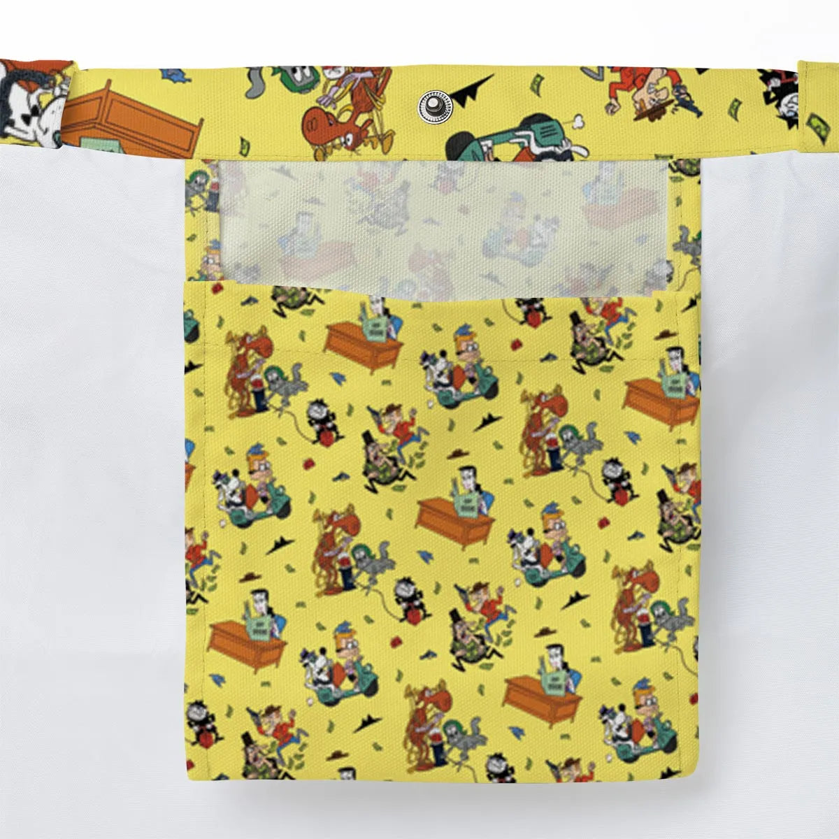 Moose And Squirrel The Adventures of Rocky and Bullwinkle Large Tote Bag