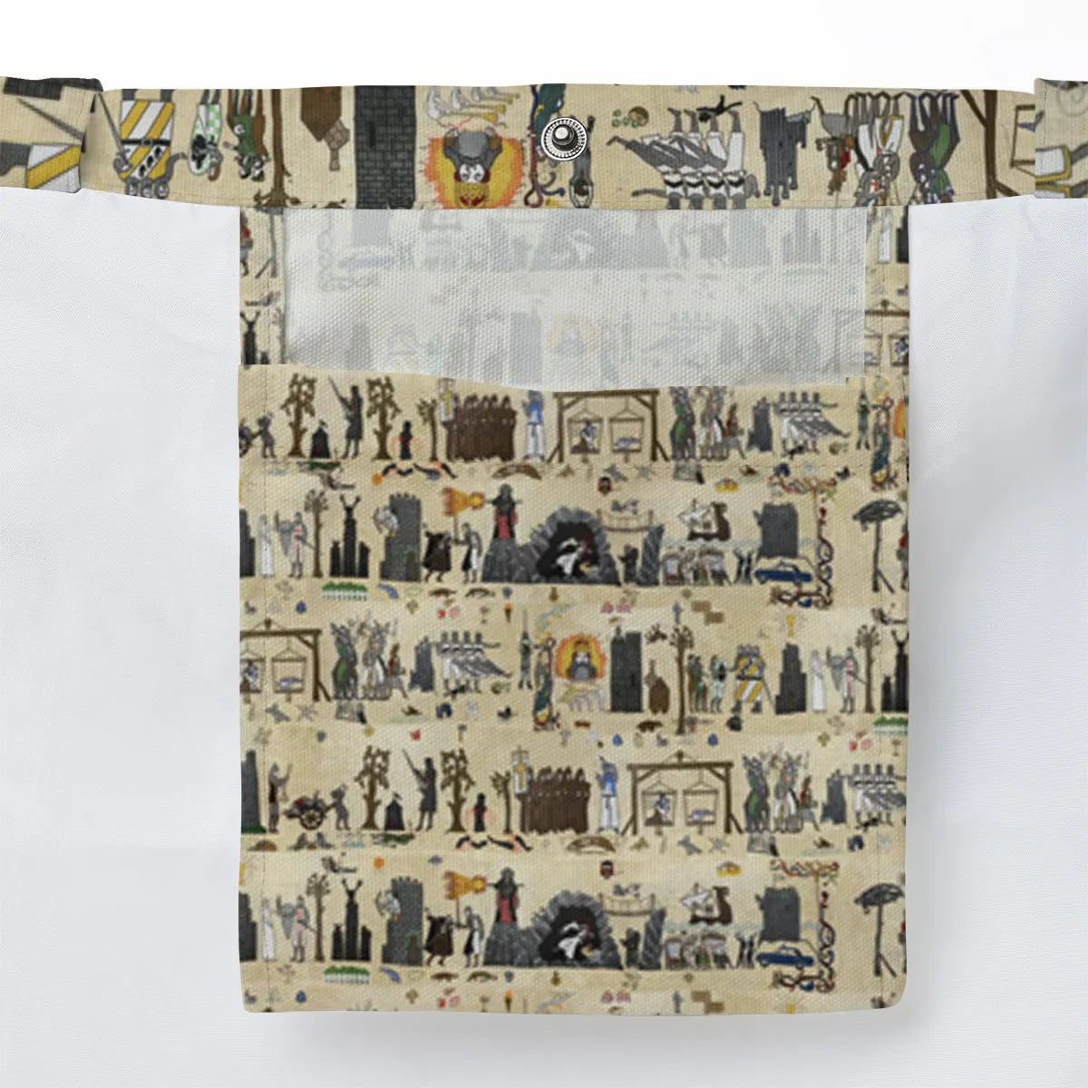 Bayeux Tapestry Monty Python Large Tote Bag