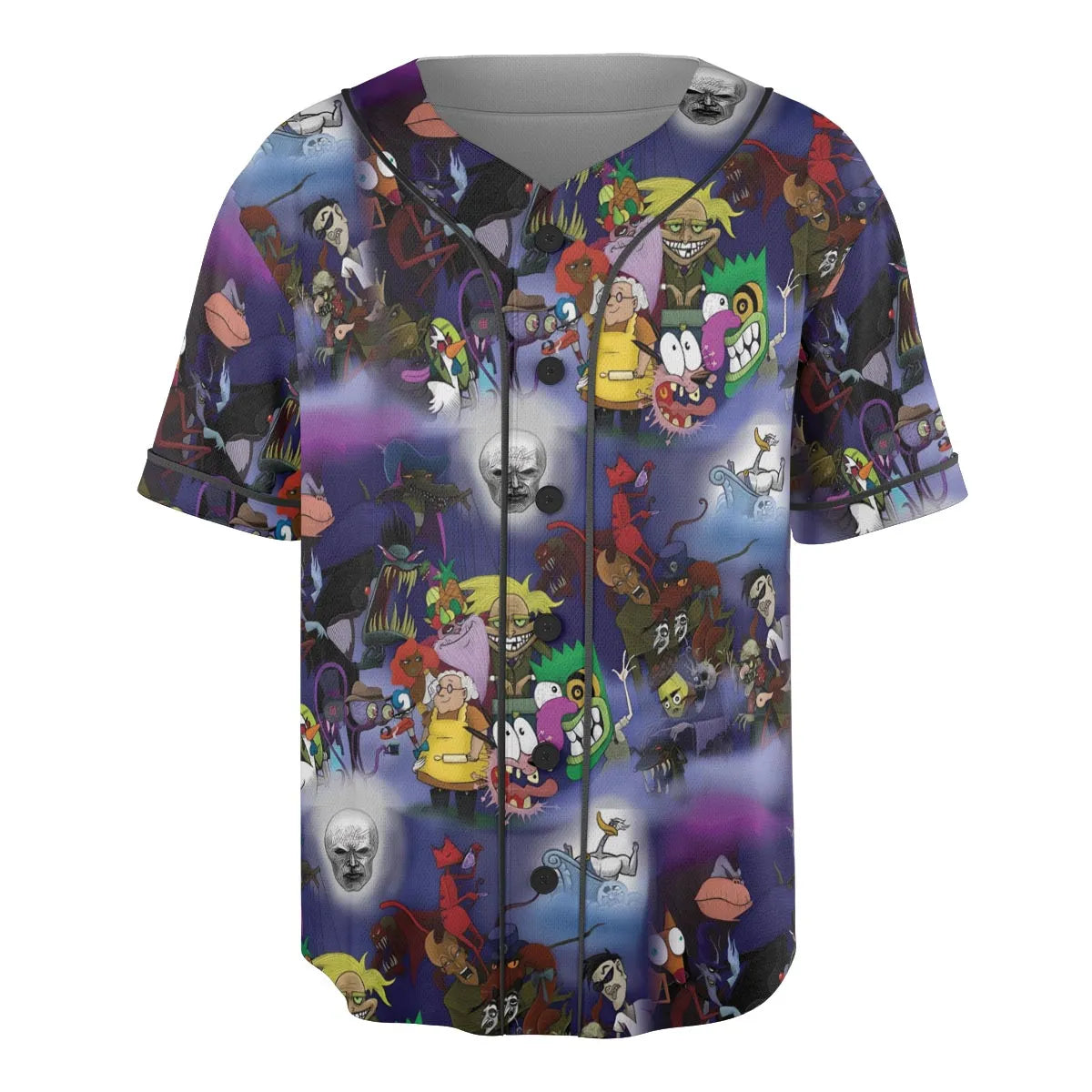 Fearless Courage the Cowardly Dog Unisex Baseball Jersey