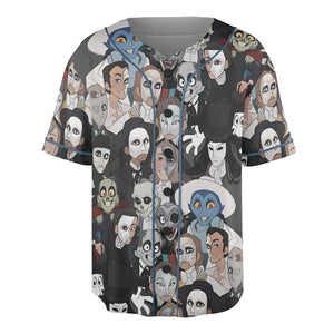 Faces The Phantom of Opera Unisex Baseball Jersey
