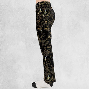 Finding Neverland Tinker Bell Flare Leggings