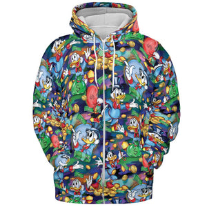 All-over Print Hoodie - XSW9FL25 -  - 3