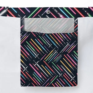 Lightsabers Star Wars Pattern Large Tote Bag