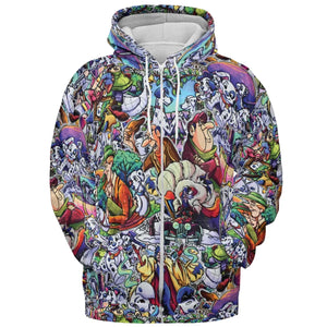 101 Dalmatians Main 90s All-over Print Hoodie
