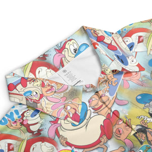 The Ren and Stimpy Show AOP Men/Women Polo Shirt