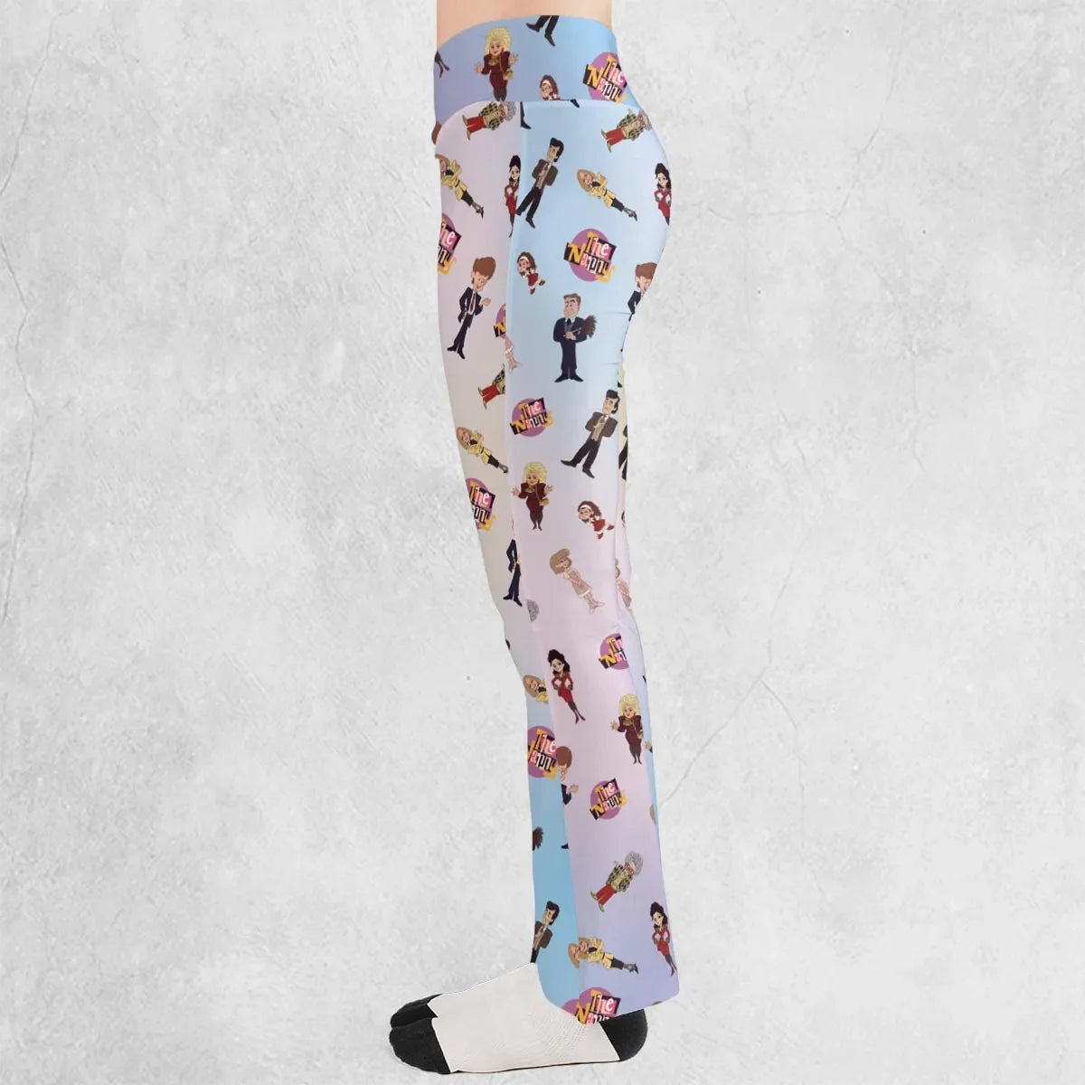 The Nanny Animated Characters Flare Leggings