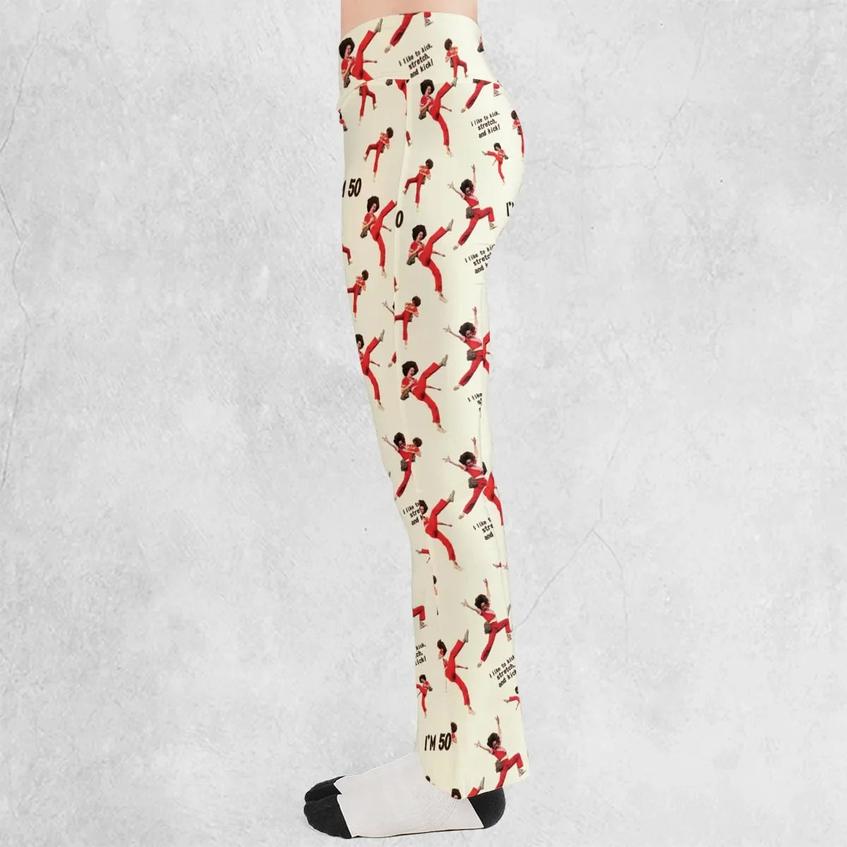 I'm 50 Sally O'Malley SNL Flare Leggings