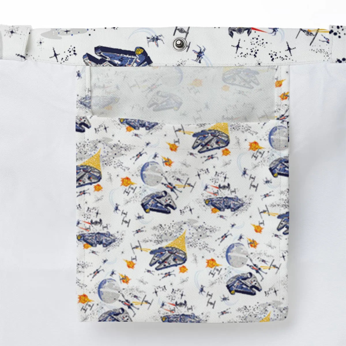 Millennium Falcon Patterns Star Wars Large Tote Bag