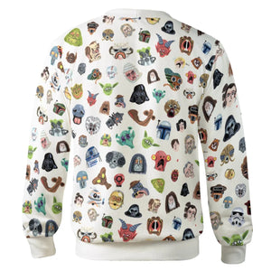 Star Wars Collage Pattern Cardigan