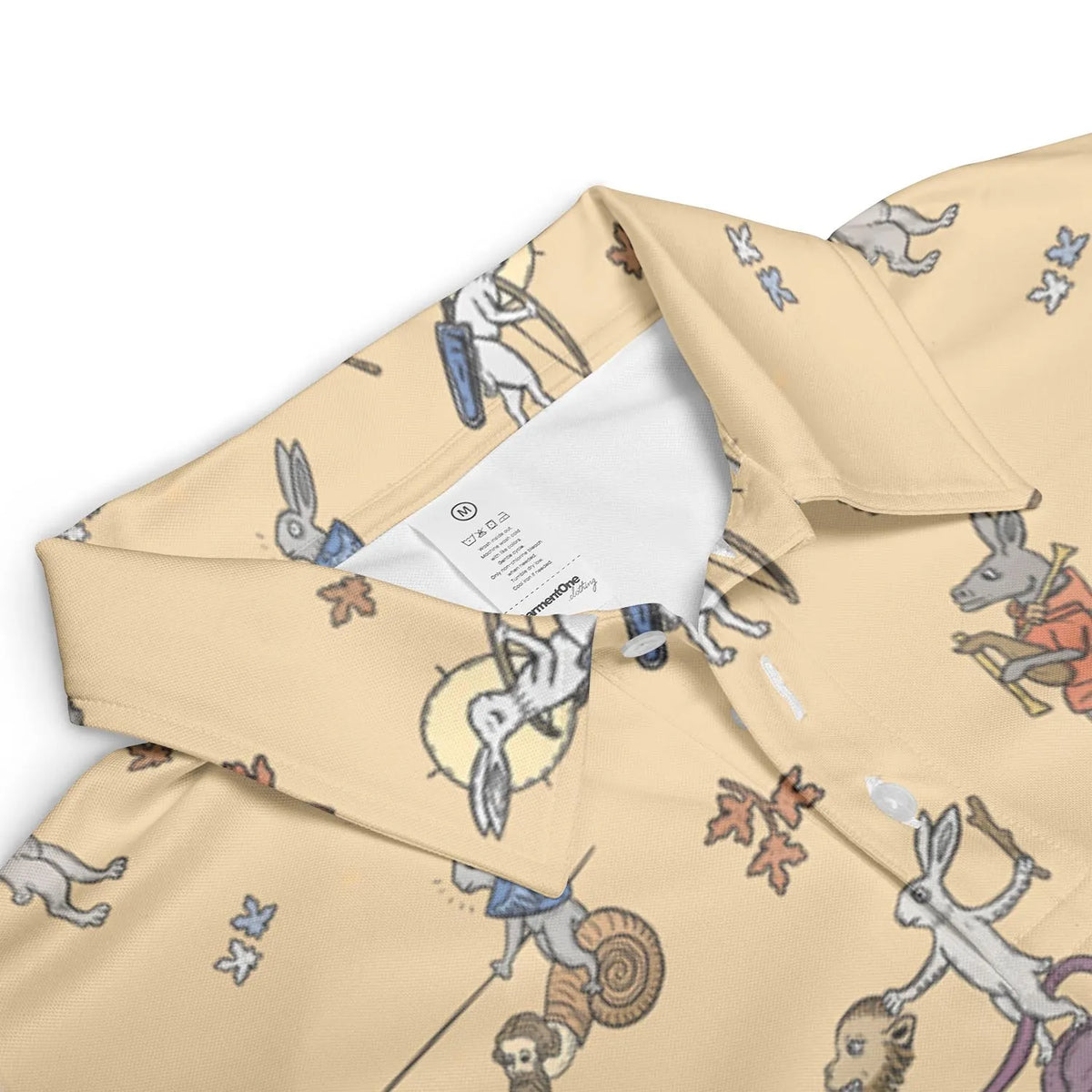 The Medieval Marginalia Killer Rabbit Monty Python AOP Men/Women Polo Shirt
