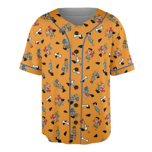 Stone Age The Flintstones Characters Unisex Baseball Jersey