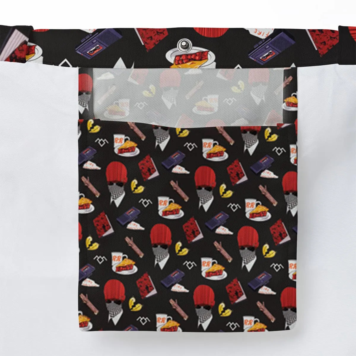 Twin Peaks Pattern Large Tote Bag