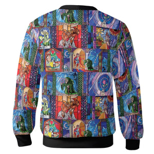 Beauty And The Beast Story Windows Cardigan