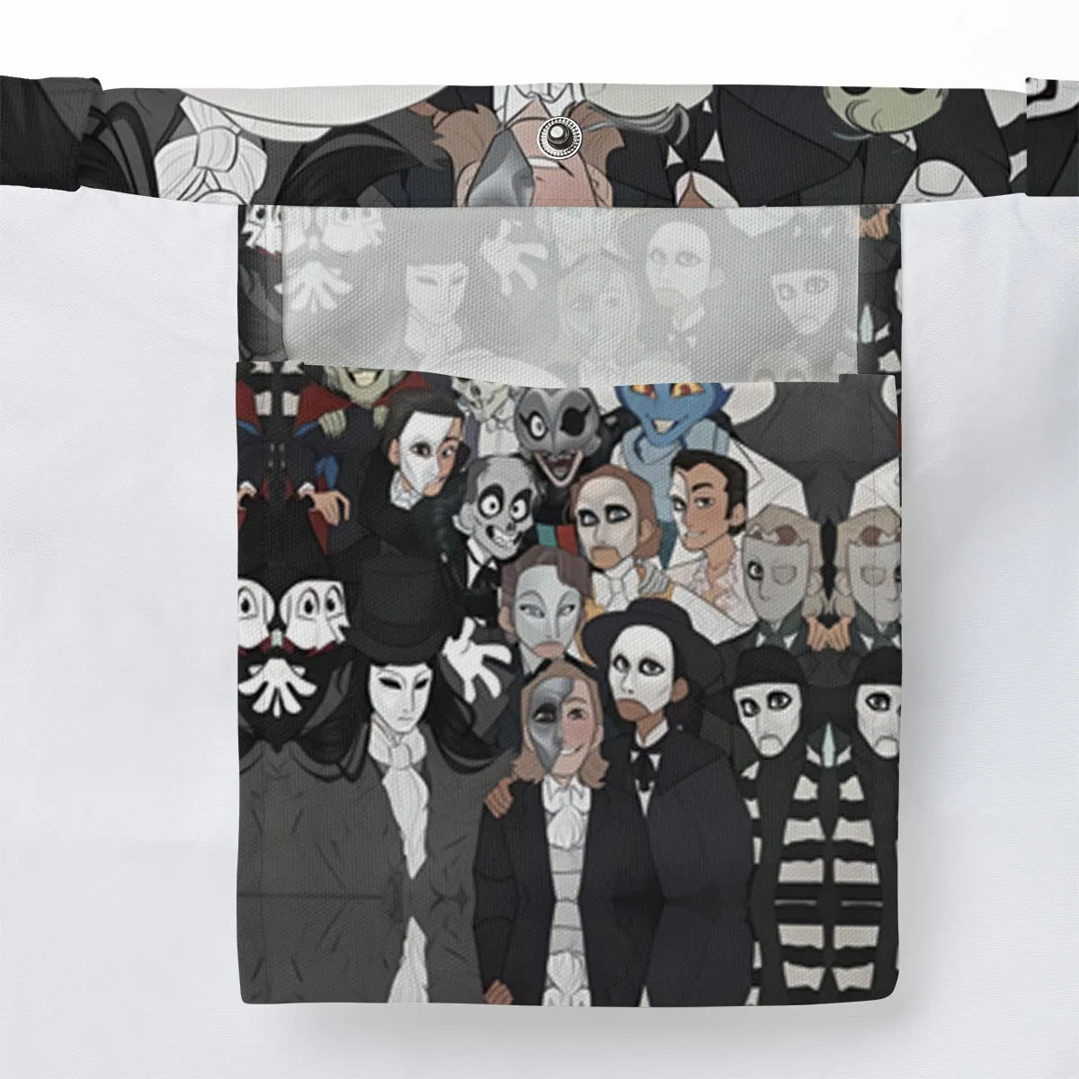 Faces The Phantom of Opera Large Tote Bag