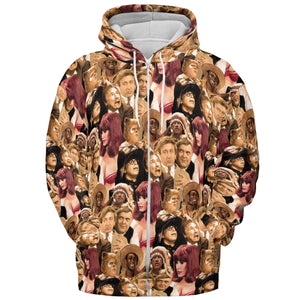 Mel Brook's movies collage All-over Print Hoodie