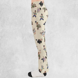 Stooges Forever The Three Stooges Flare Leggings
