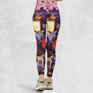 80s Cartoon Inspector Gadget Collage Legging