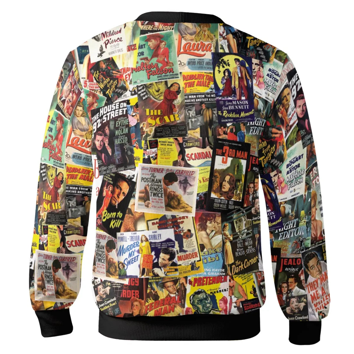 Film Noir Poster Collage Cardigan