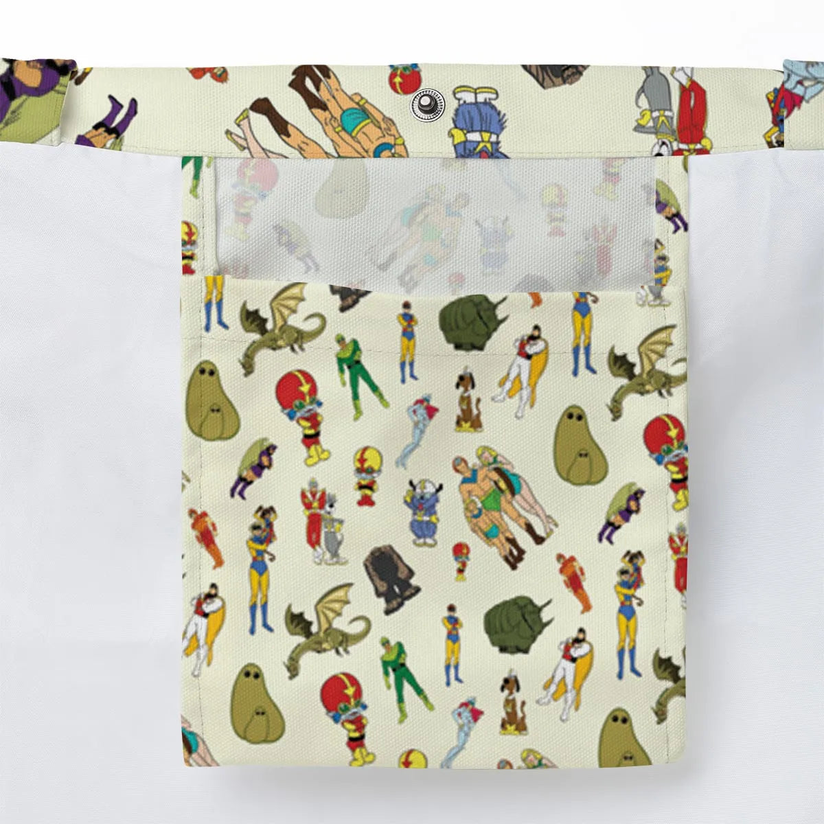 Herculoids and The Rest Of Hanna Barbera Space Stars Large Tote Bag