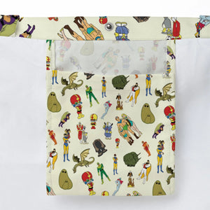 Herculoids and The Rest Of Hanna Barbera Space Stars Large Tote Bag