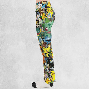 Gotta Catch 'em all Pokemon Flare Leggings