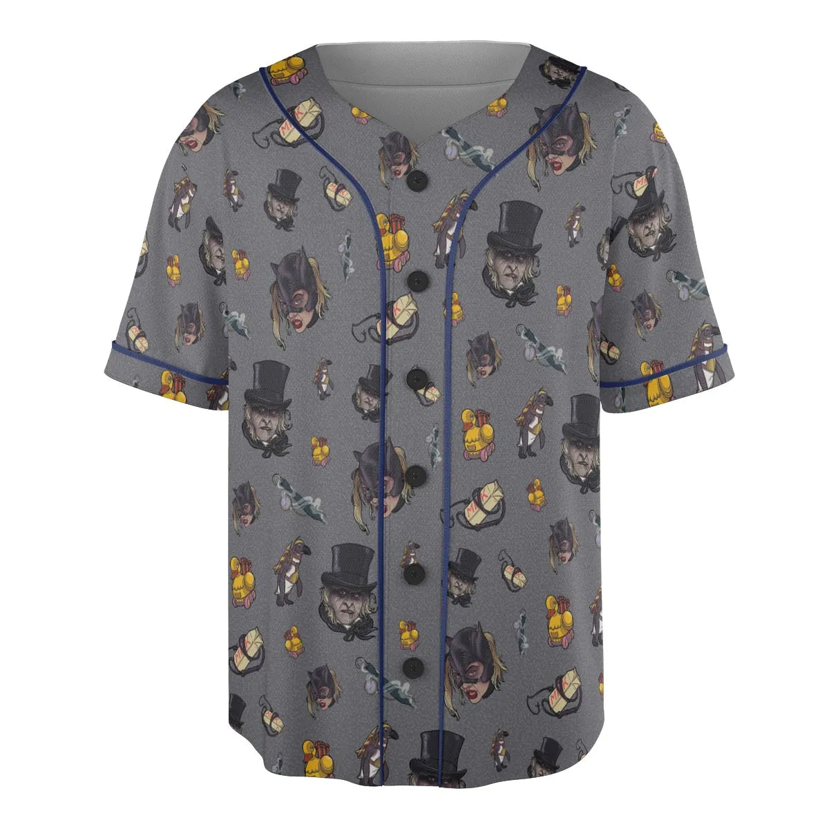 90s Returns Penguin and Catwoman Unisex Baseball Jersey