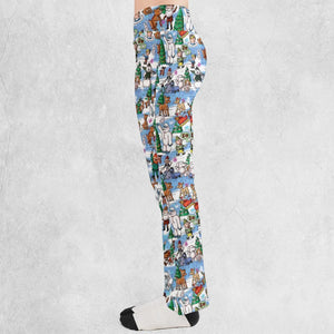 Snowland Rudolph the Red-Nosed Reindeer Flare Leggings