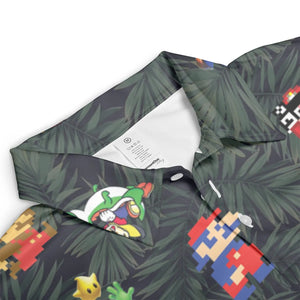 Tropical Mario Super Mario AOP Men/Women Polo Shirt