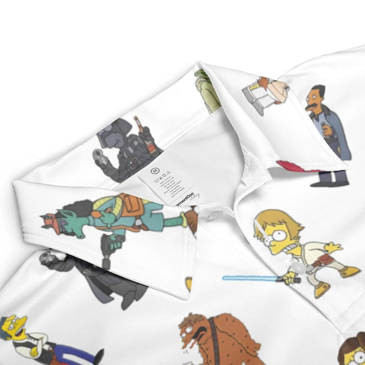 Simpsons Star Wars Mashup AOP Men/Women Polo Shirt