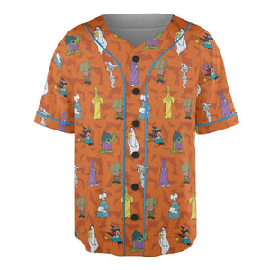 Happy Halloween From Hanna Barbera Unisex Baseball Jersey