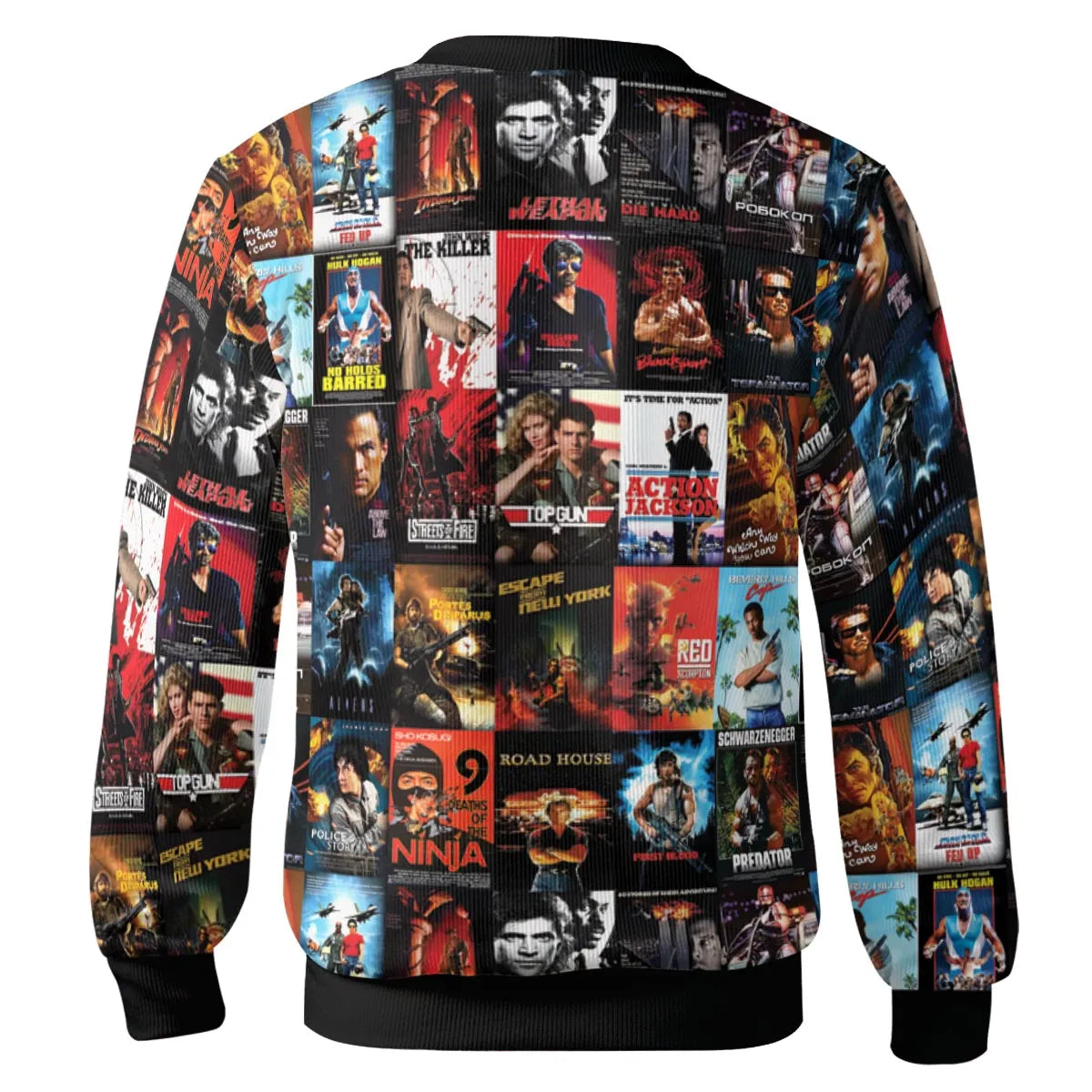 Action Icons 80s Action Movies Cardigan