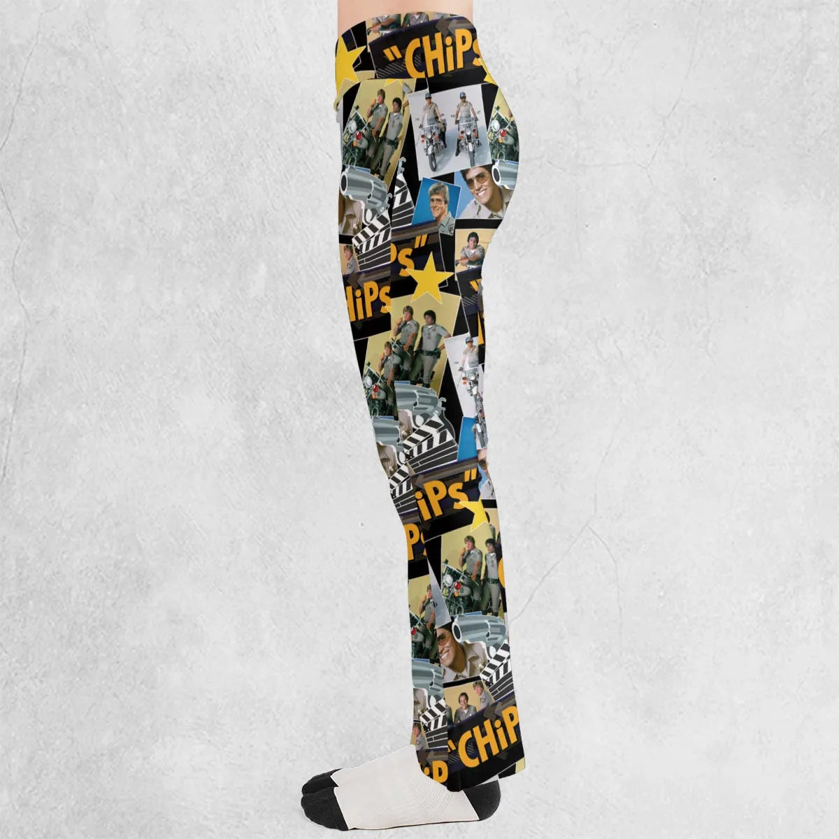70s Flashback Chips Flare Leggings