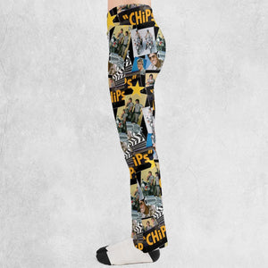 70s Flashback Chips Flare Leggings