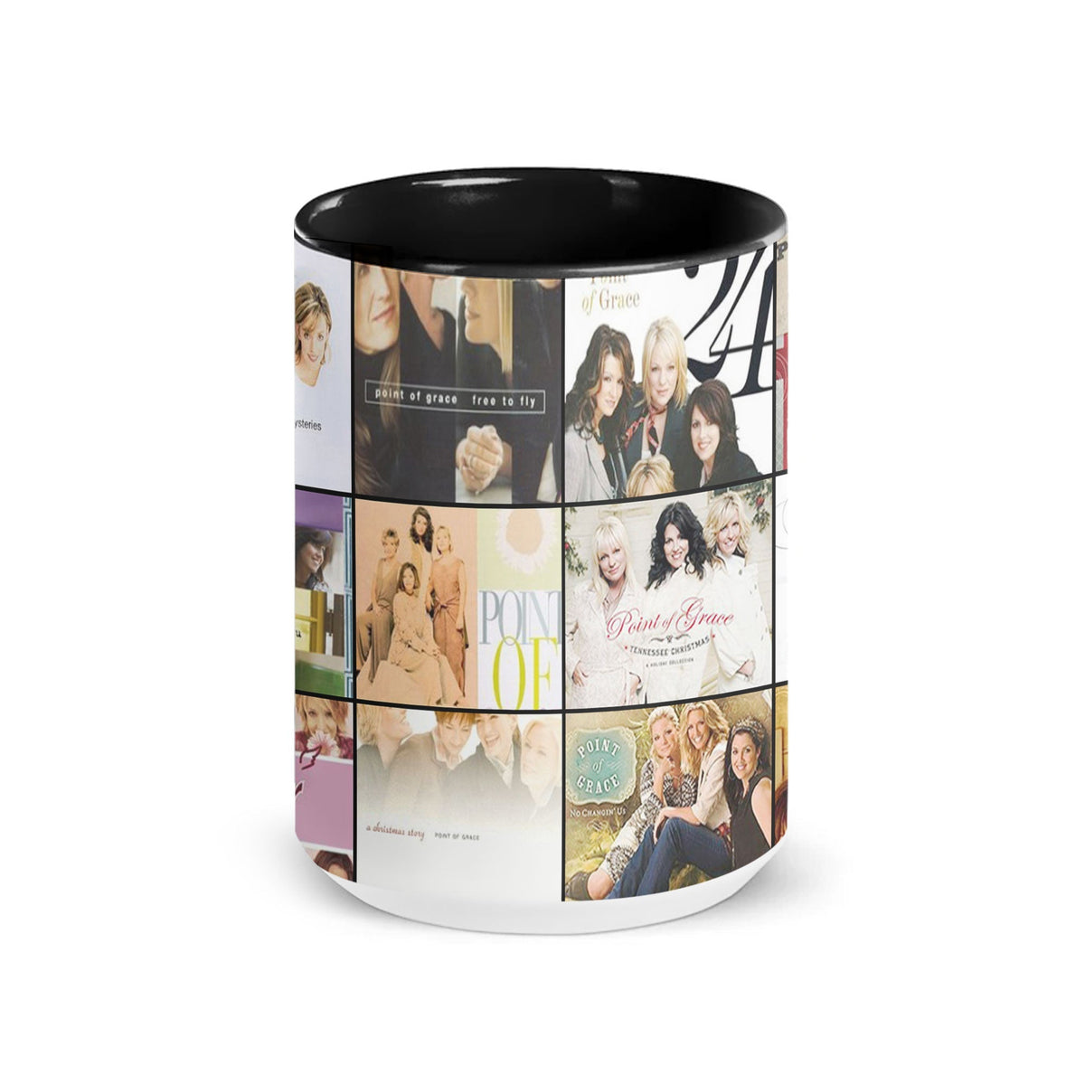 Point of Grace Accent Mug Inspirational Album Cover Collage Gift