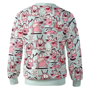 Spooky Fun Courage the Cowardly Dog Cardigan