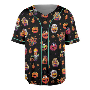 Halloween Muppets Unisex Baseball Jersey