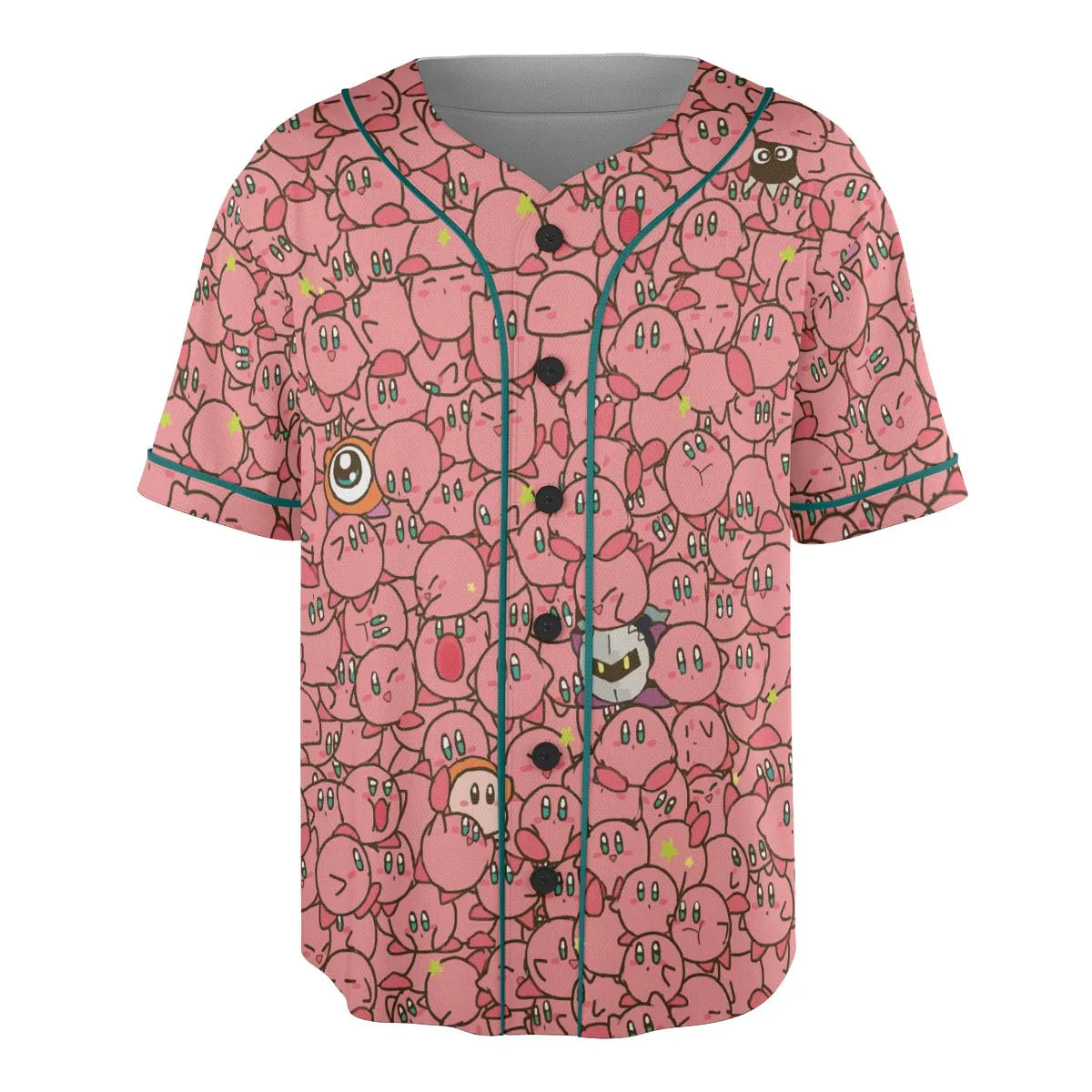 Cute Kirby Waddle Doo Bandana Waddle Dee Meta Knight Kirby's Characters Unisex Baseball Jersey