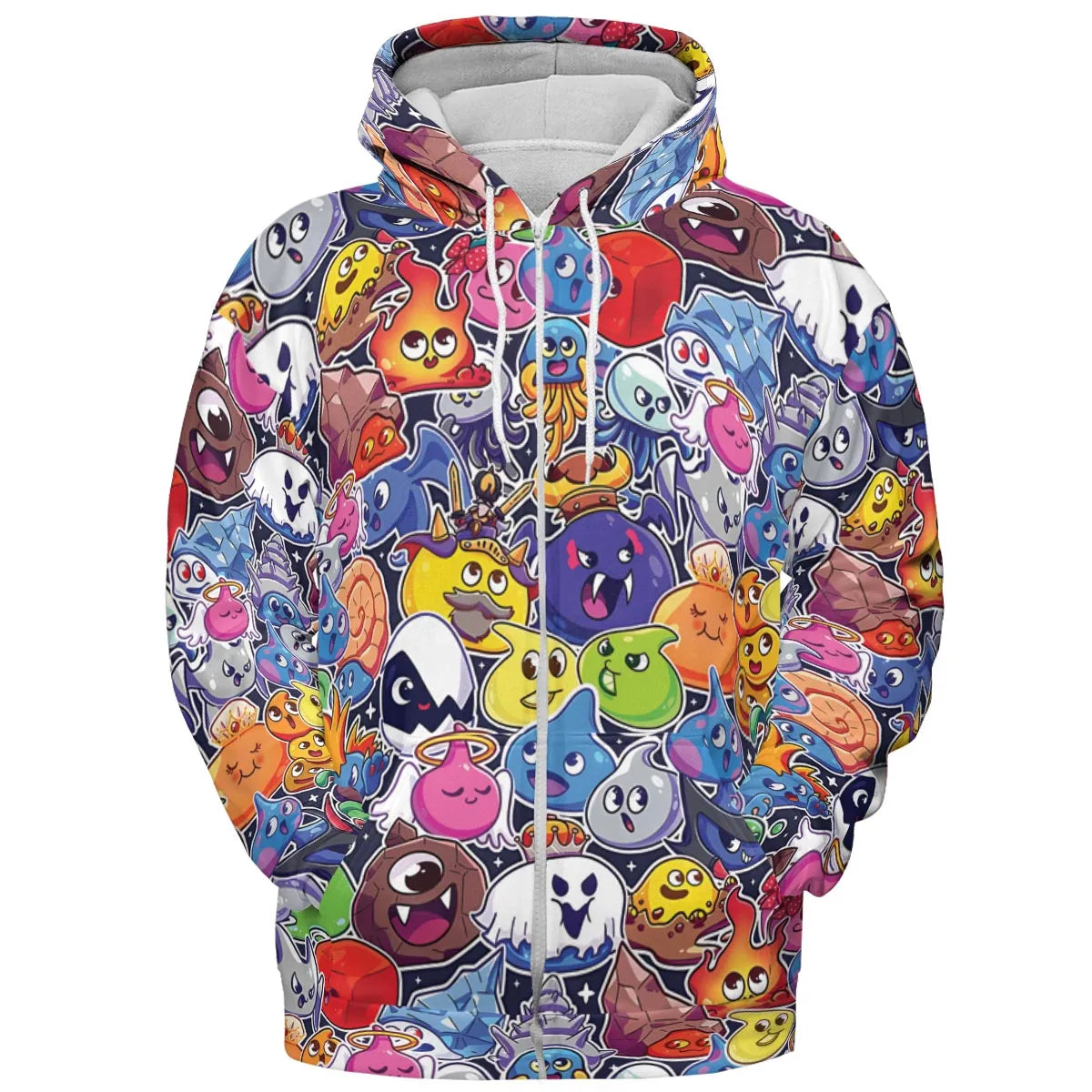 Slimes Dragon Quest All-over Print Hoodie