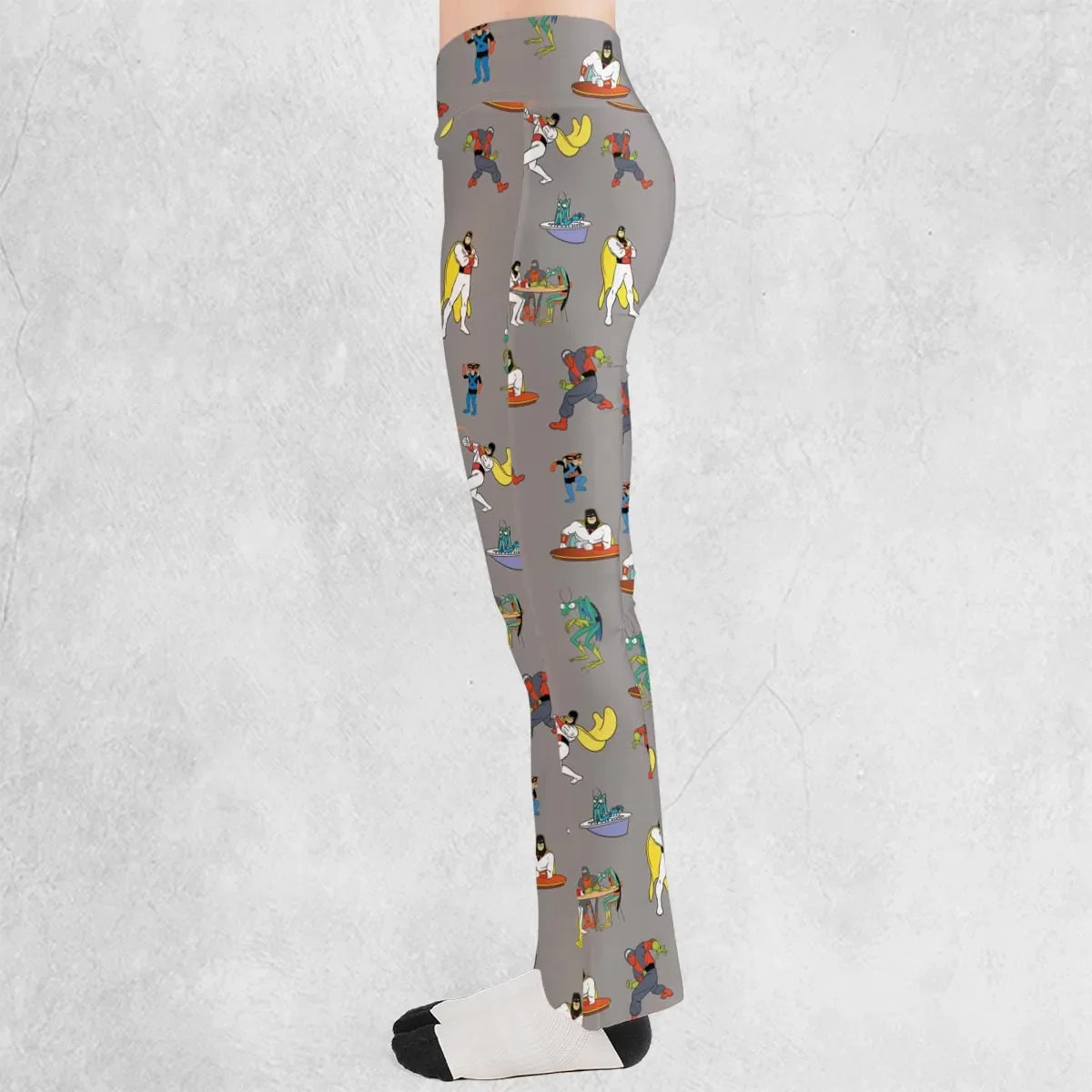 Space Ghost Coast to Coast Characters Flare Leggings