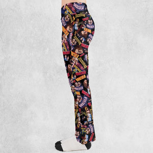 Classic Horror Films Flare Leggings