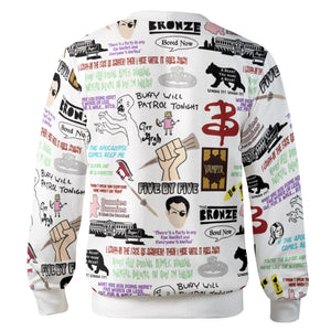Buffy The Vampire Slayer Collage Cardigan