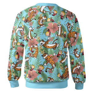 Calvin And Hobbes Dancing Cardigan