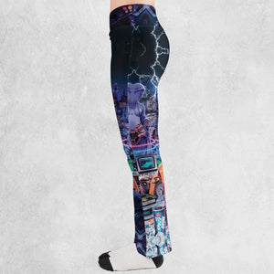 Great Scott! Back To The Future Flare Leggings
