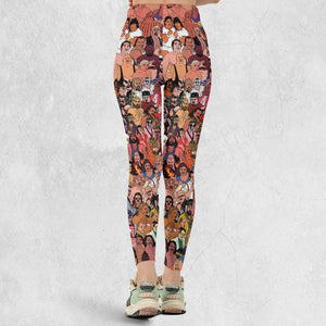 90s Professional Wrestlers Legging